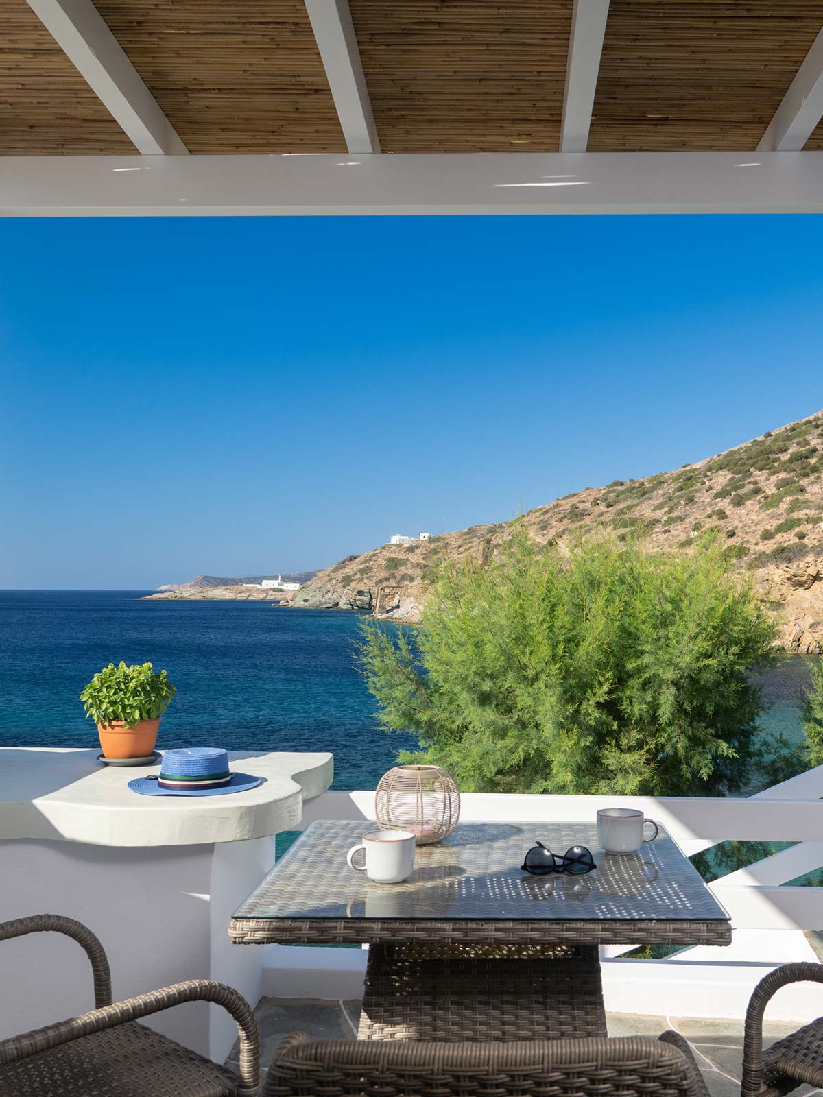 Metallia Apartments à Sifnos - Appartement avec lit double et lit simple