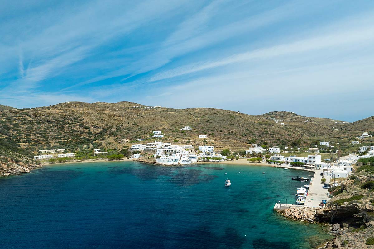 Vue panoramique sur la baie de Faros