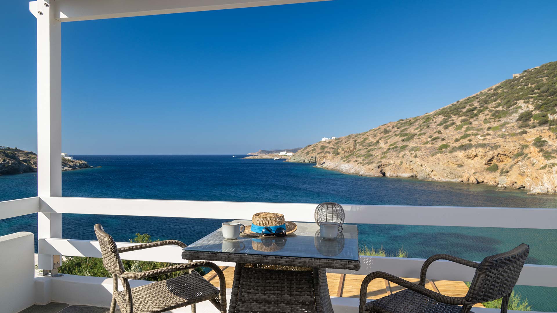 Metallia Apartments à Faros, Sifnos, avec vue sur la mer