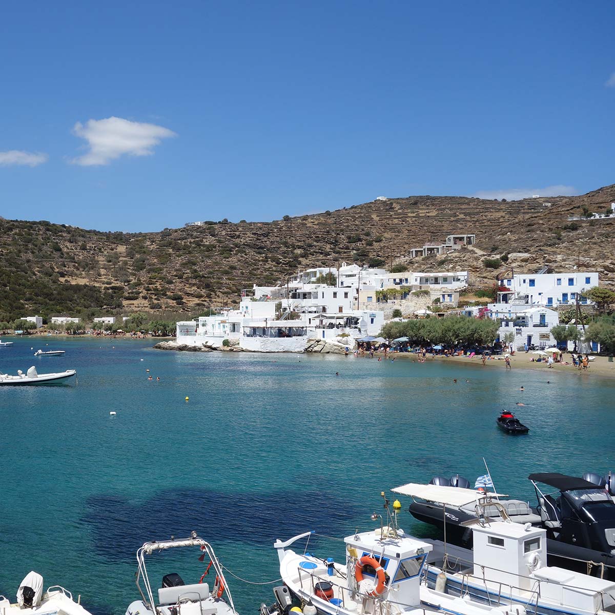 Plage de Faros à Sifnos